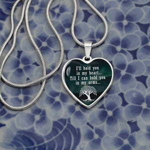 Luxury Graphic Heart Necklace - I'll hold you