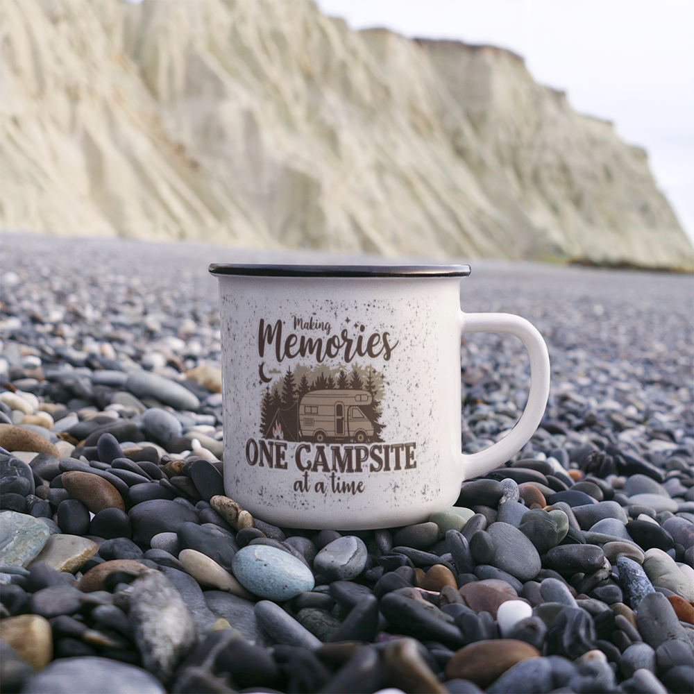 Making memories-Enamel Camping Mug