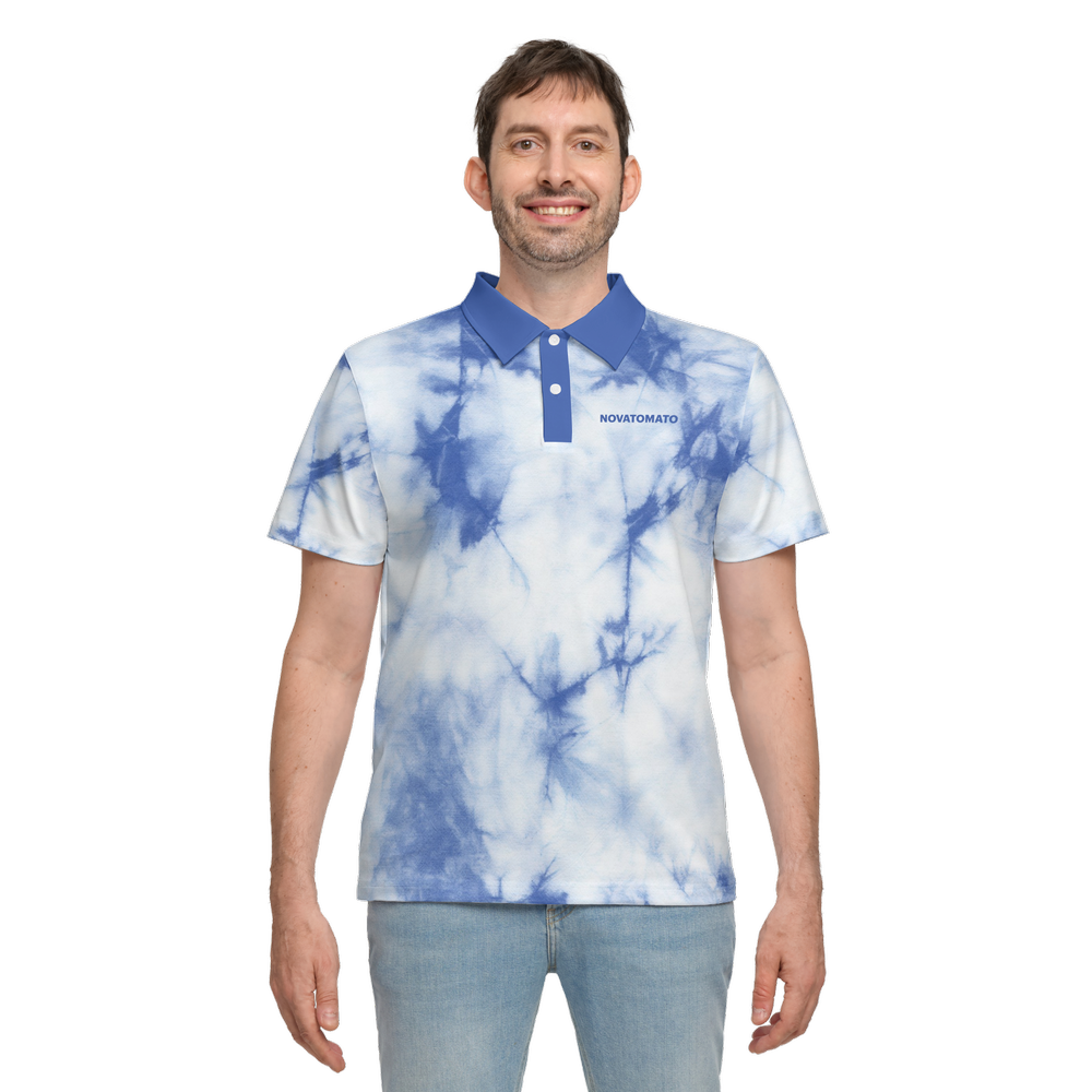 Men's Classic Polo Tie-dye Shirt