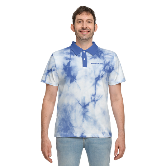 Men's Classic Polo Tie-dye Shirt