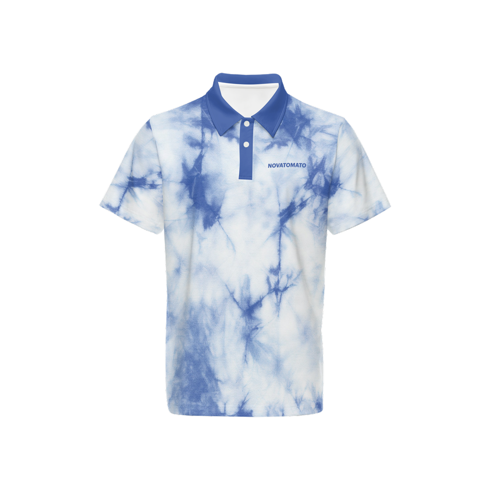 Men's Classic Polo Tie-dye Shirt