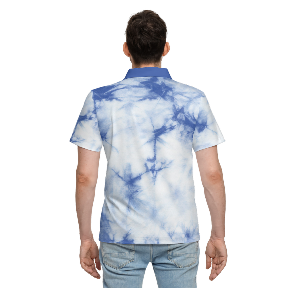 Men's Classic Polo Tie-dye Shirt