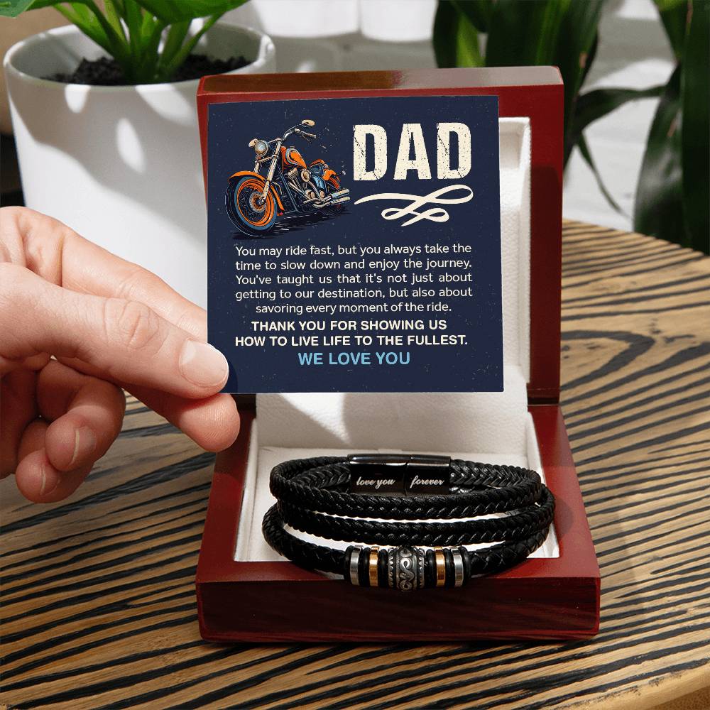 Men's "Love You Forever" Bracelet - Dad We Love You