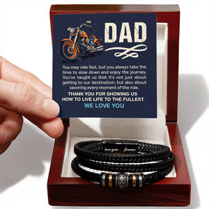 Men's "Love You Forever" Bracelet - Dad We Love You