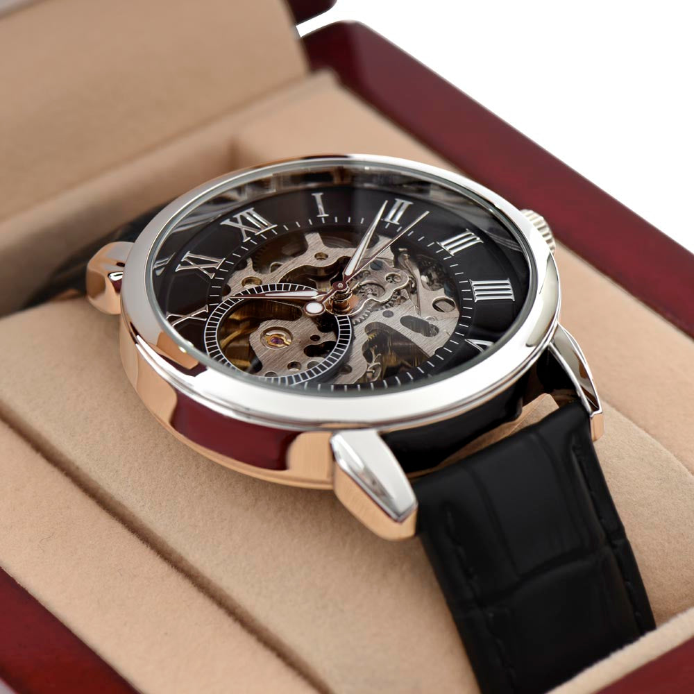 Men's Openwork Watch - Dad