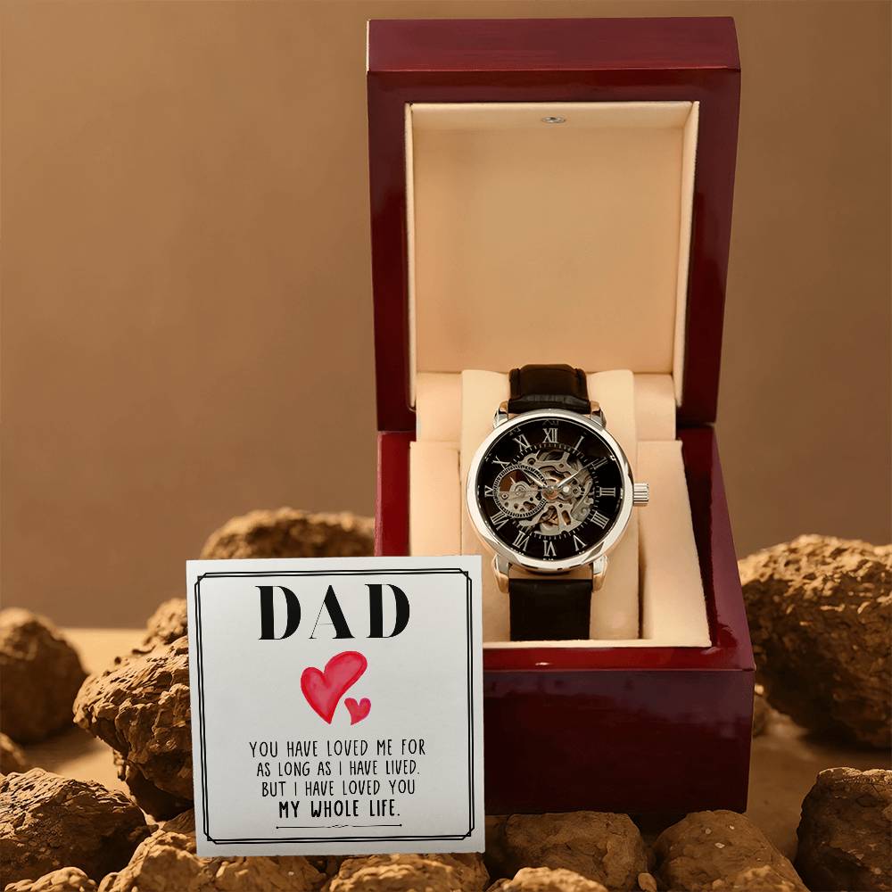 Men's Openwork Watch - Dad