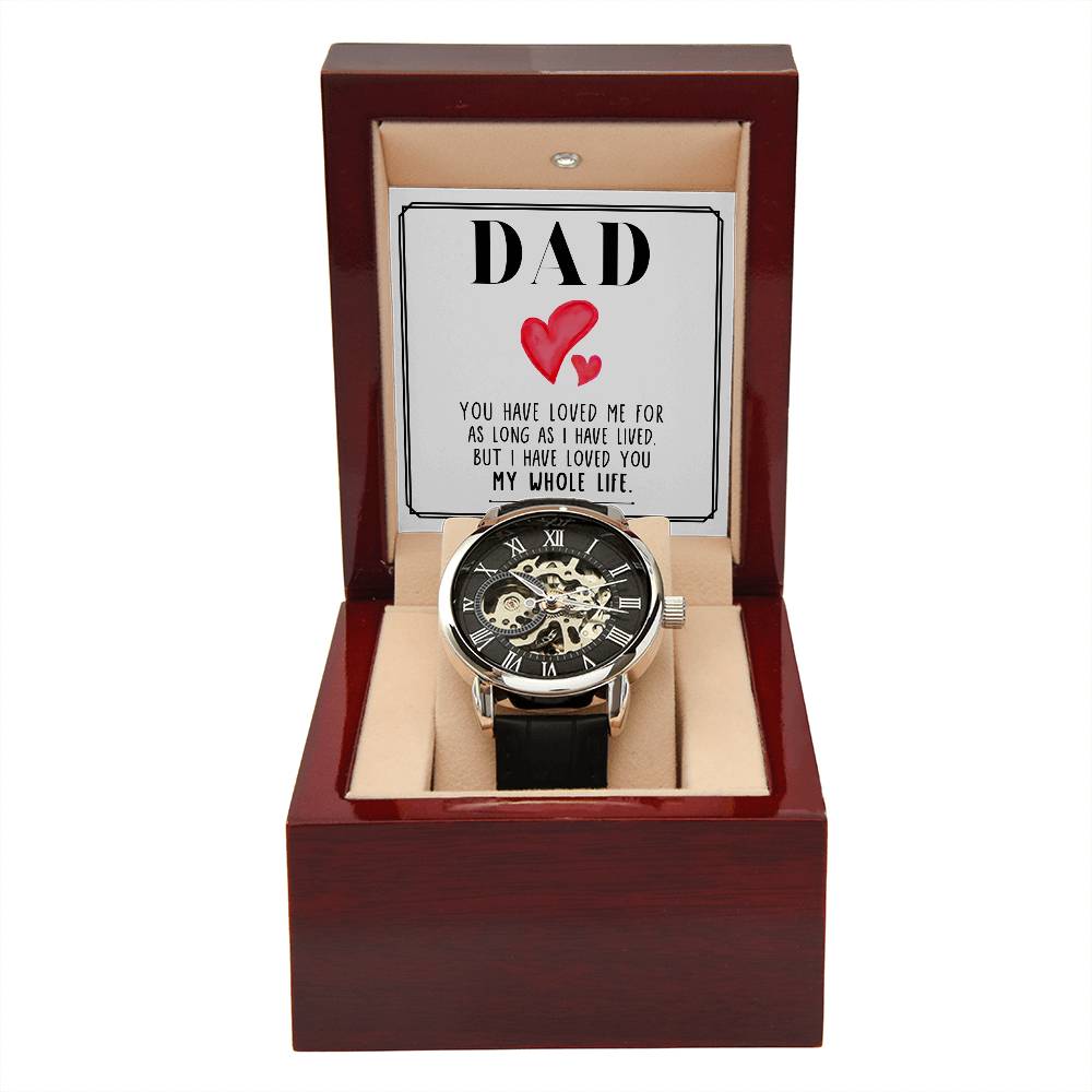 Men's Openwork Watch - Dad