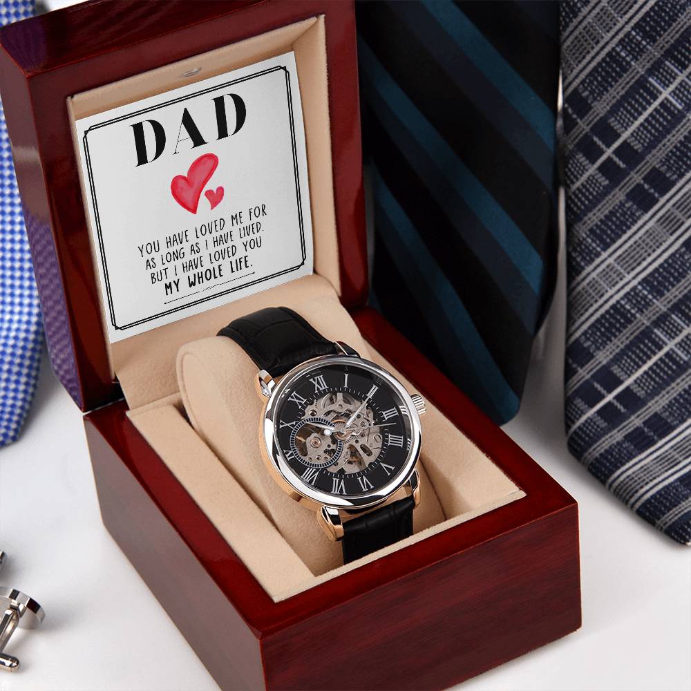 Men's Openwork Watch - Dad