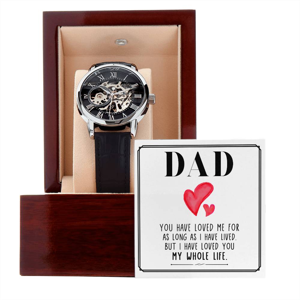 Men's Openwork Watch - Dad