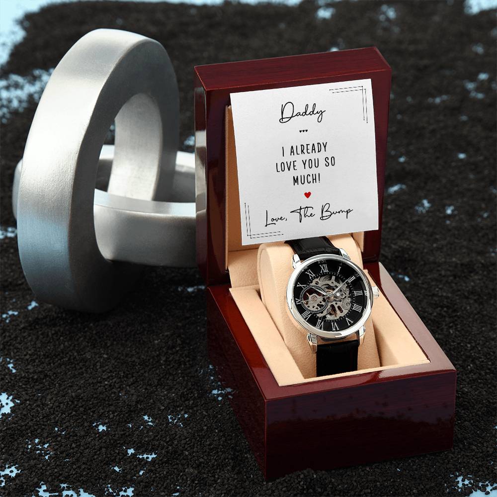 Men's Openwork Watch -Daddy I already love you so much