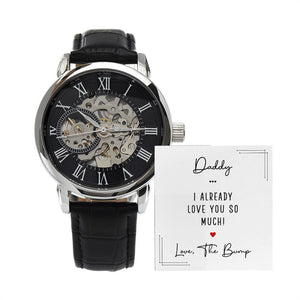 Men's Openwork Watch -Daddy I already love you so much