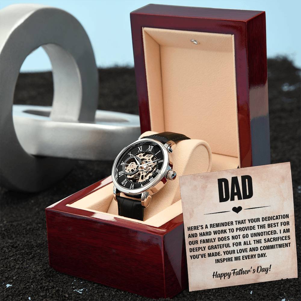 Men's Openwork Watch-Happy Father’s Day!