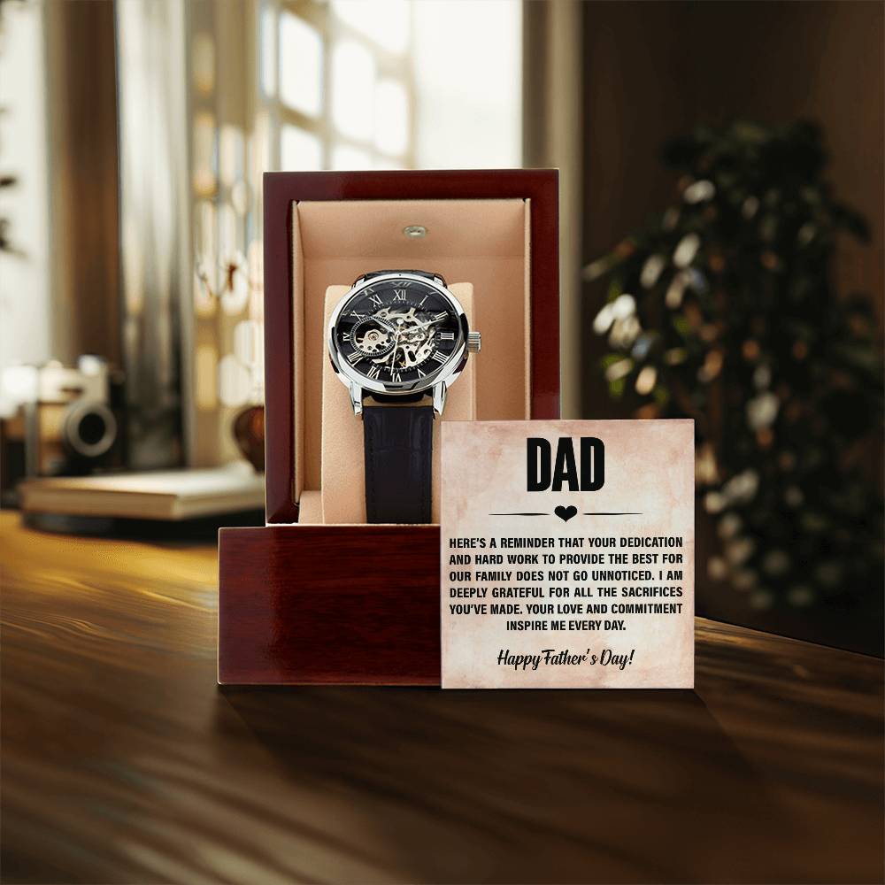 Men's Openwork Watch-Happy Father’s Day!