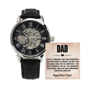 Men's Openwork Watch-Happy Father’s Day!