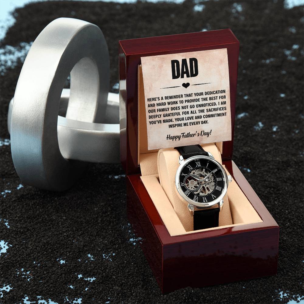 Men's Openwork Watch-Happy Father’s Day!