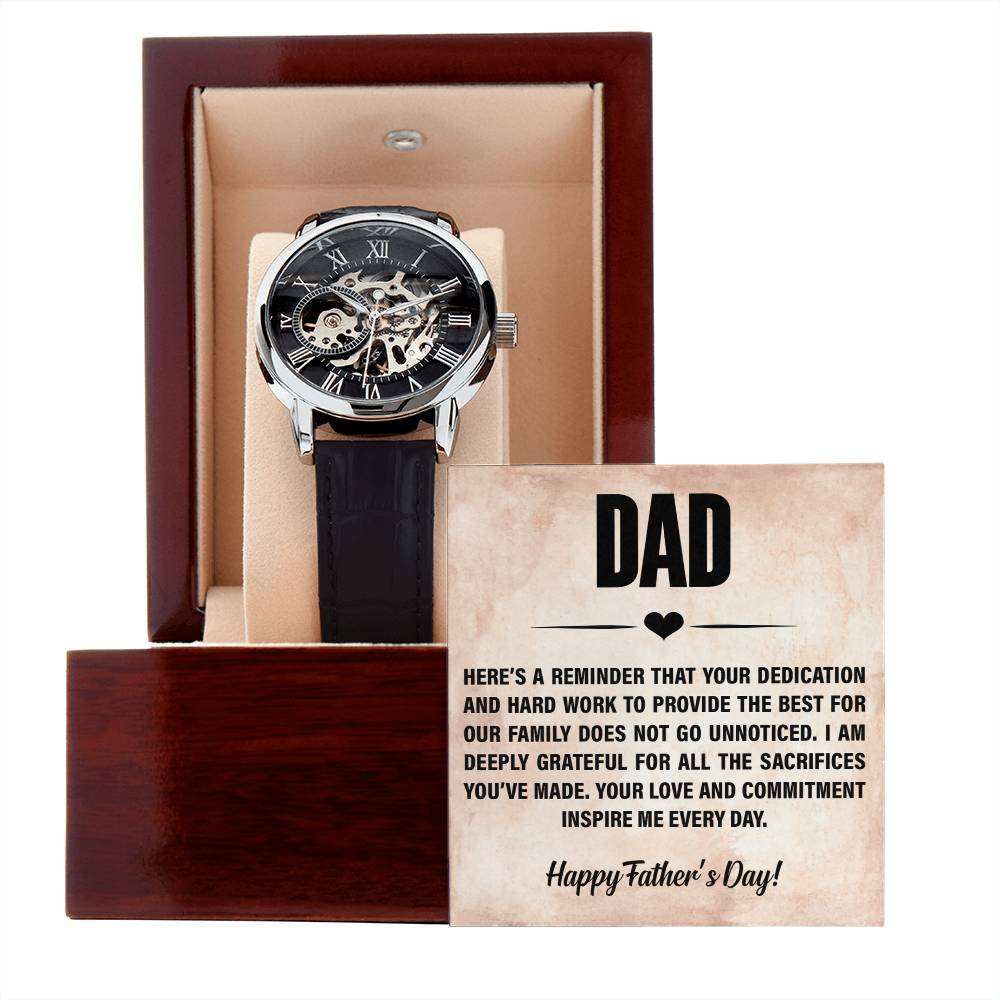 Men's Openwork Watch-Happy Father’s Day!