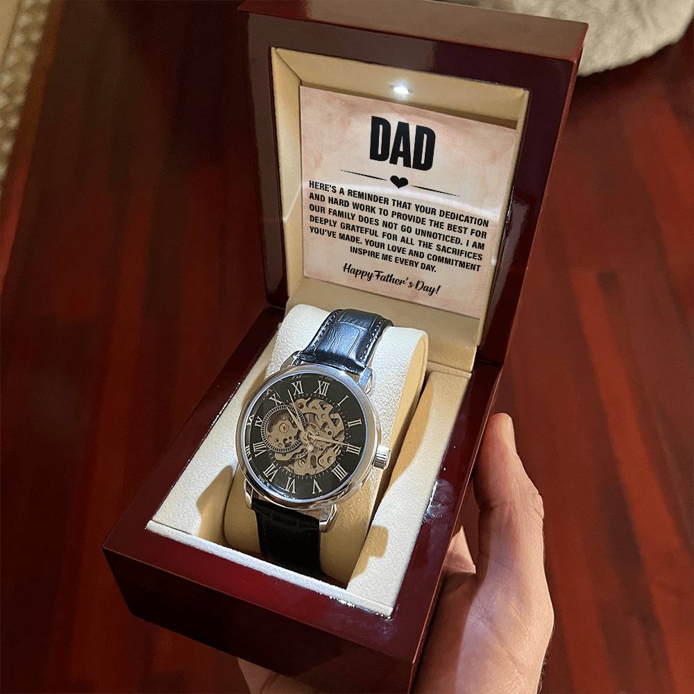 Men's Openwork Watch-Happy Father’s Day!