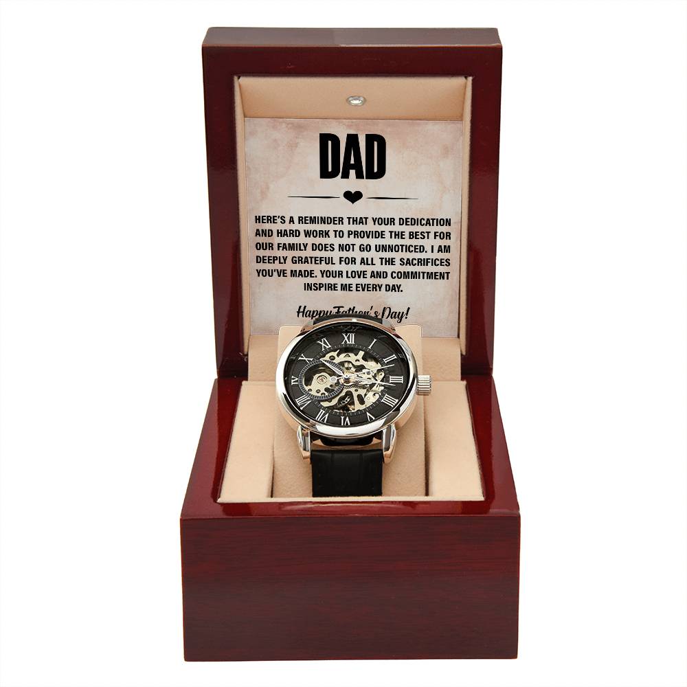 Men's Openwork Watch-Happy Father’s Day!