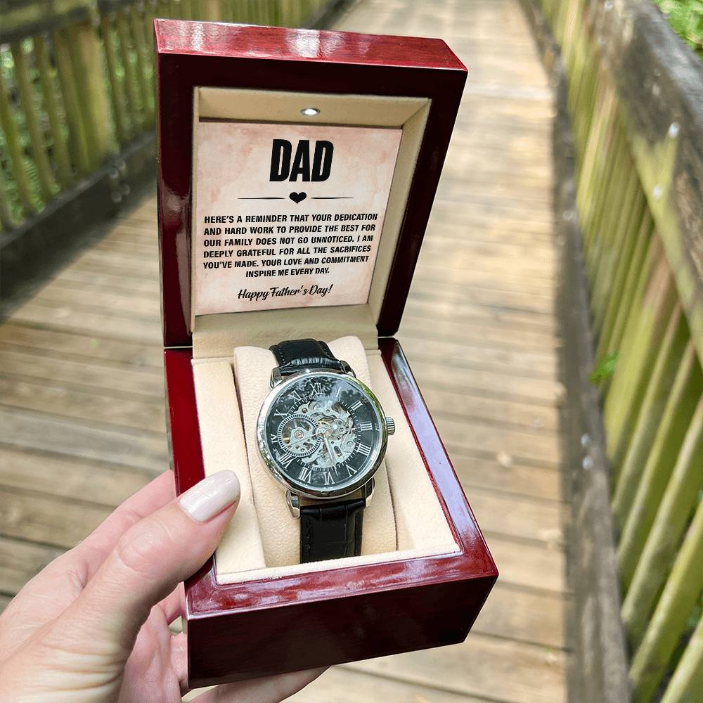 Men's Openwork Watch-Happy Father’s Day!