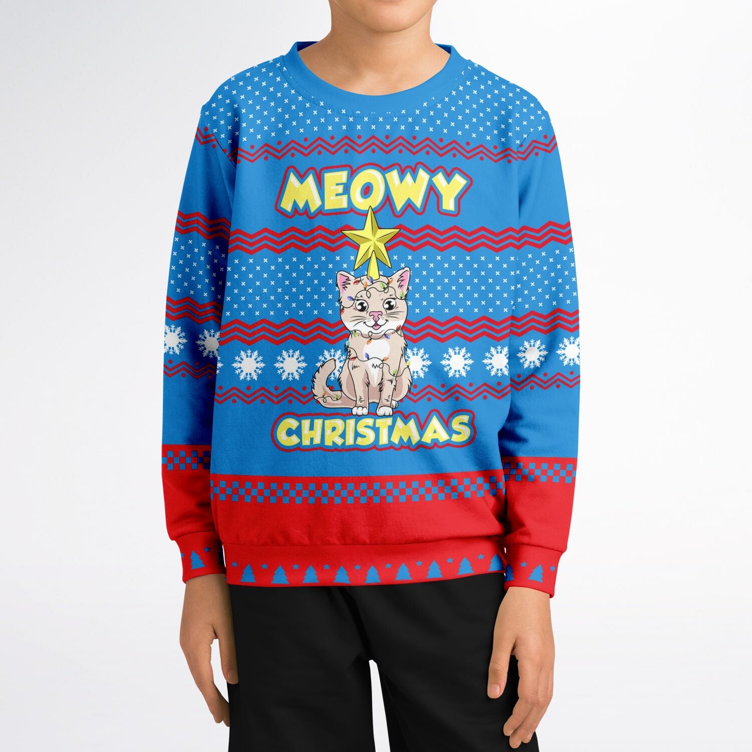 Meowy Christmas Sweatshirt