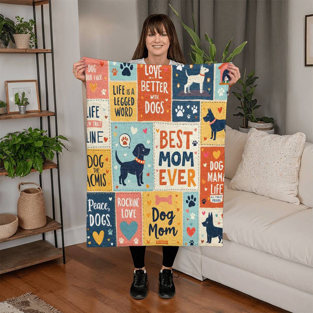 Mink Touch Fleece Blanket - Best Dg Mom Ever