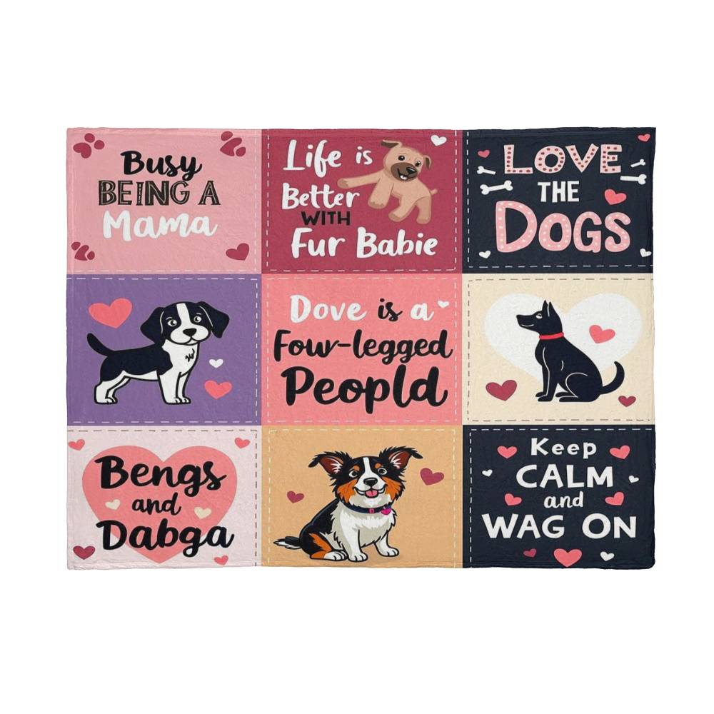 Mink Touch Fleece Blanket - Busy Dog Mom