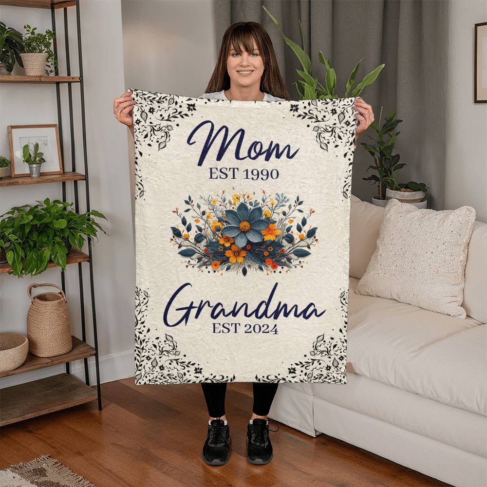 Mink Touch Fleece Blanket - Mom Grandma