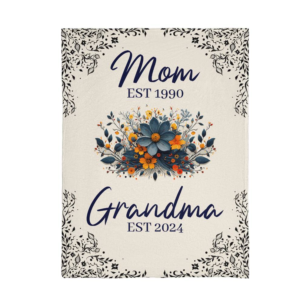 Mink Touch Fleece Blanket - Mom Grandma