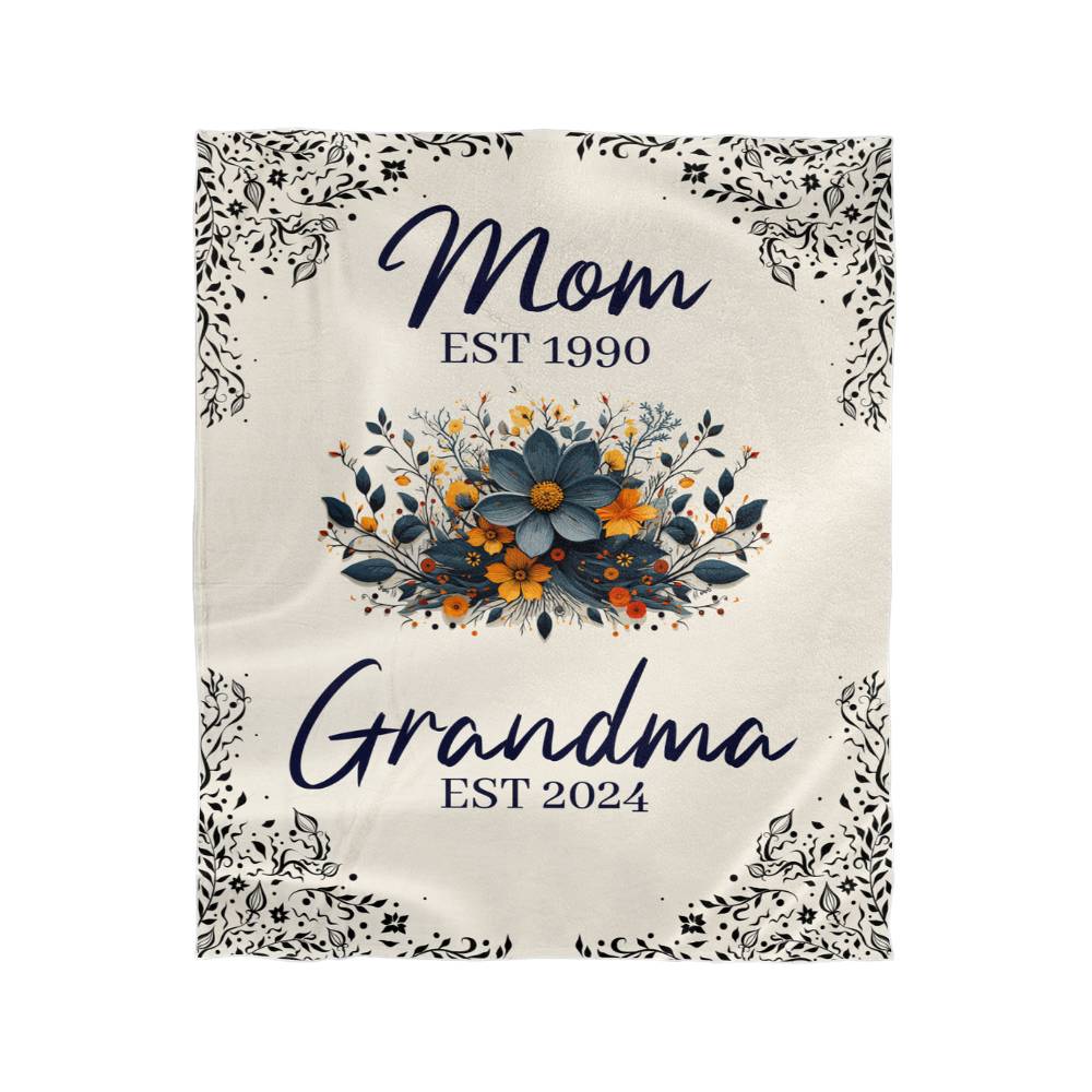 Mink Touch Fleece Blanket - Mom Grandma