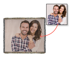 Personalised Heirloom Photo Woven Blanket