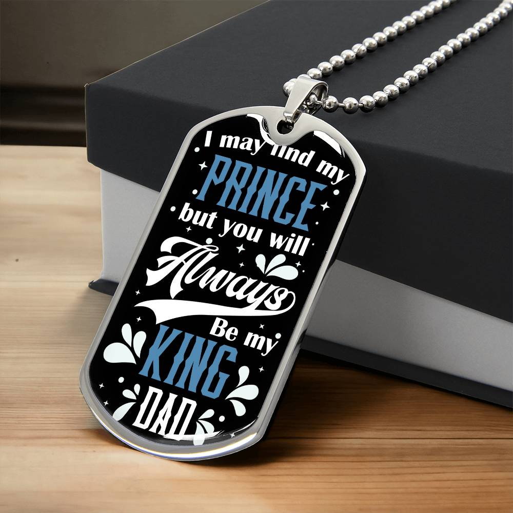 Personalized Dad Dog Tag