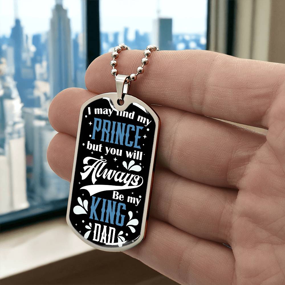 Personalized Dad Dog Tag