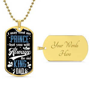 Personalized Dad Dog Tag