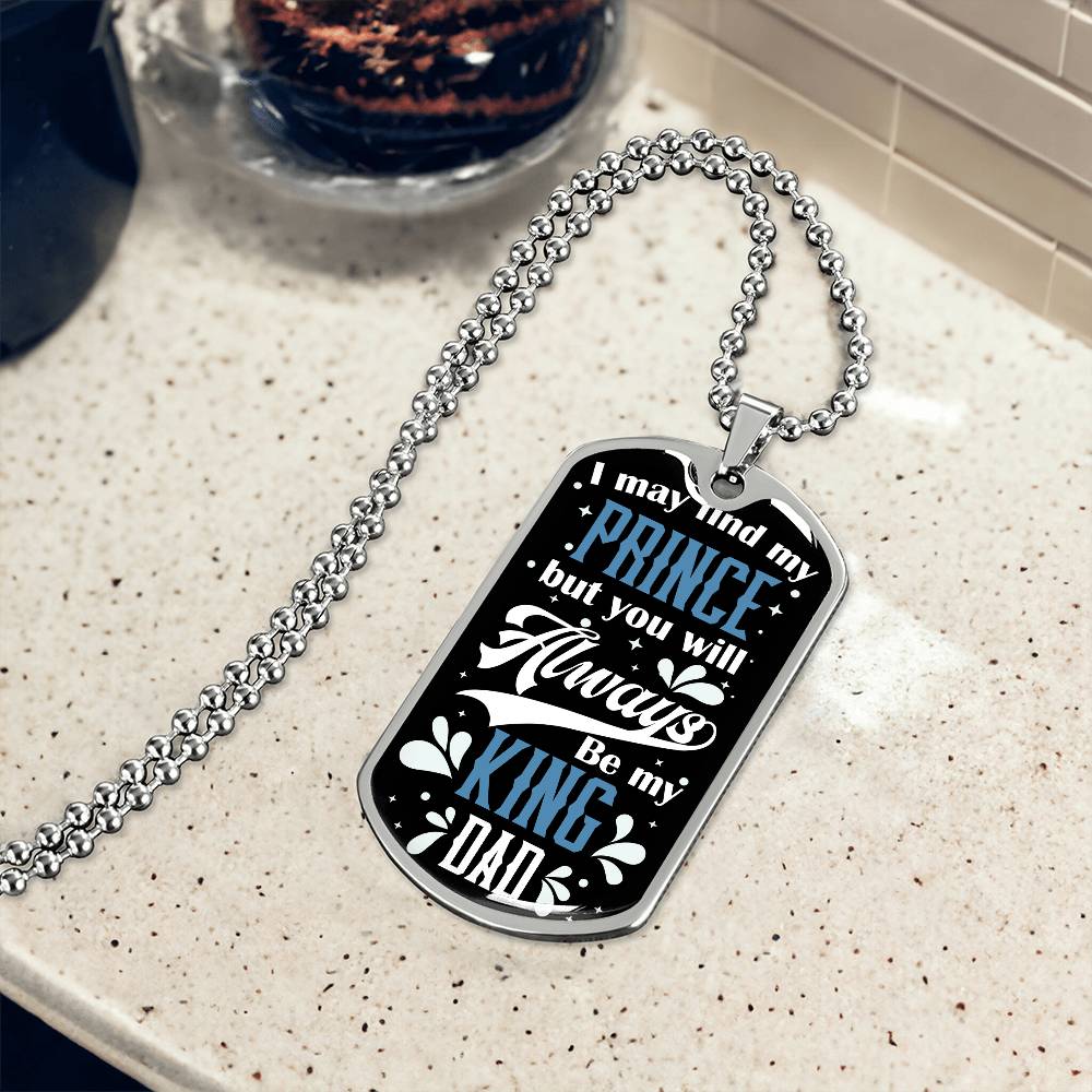 Personalized Dad Dog Tag