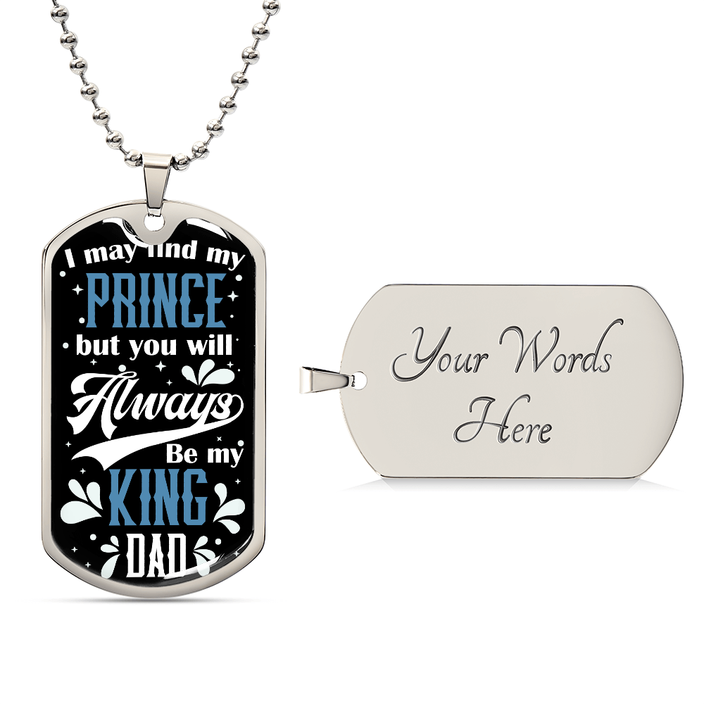 Personalized Dad Dog Tag