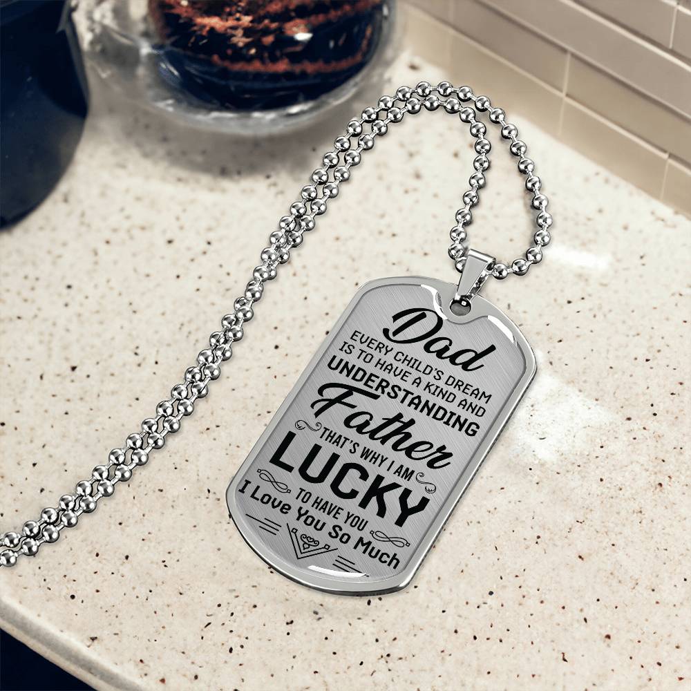 Personalized Dog Tag - Dad Every Child's Dream