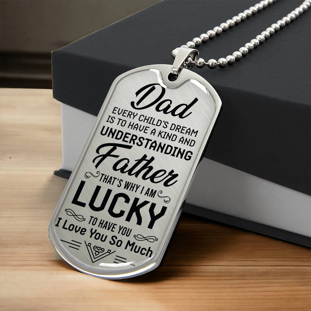 Personalized Dog Tag - Dad Every Child's Dream