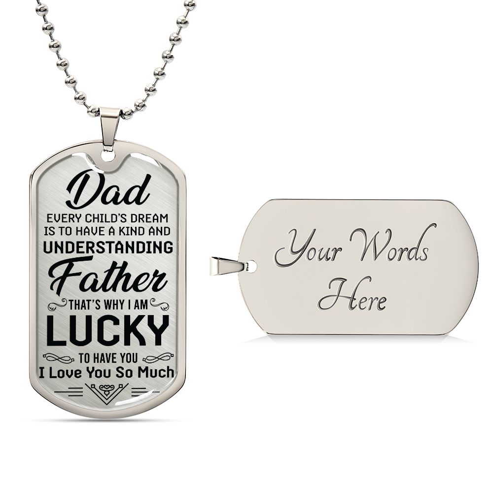 Personalized Dog Tag - Dad Every Child's Dream