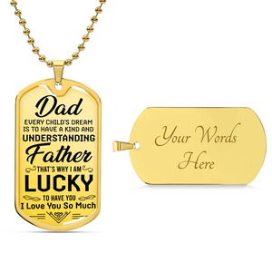 Personalized Dog Tag - Dad Every Child's Dream