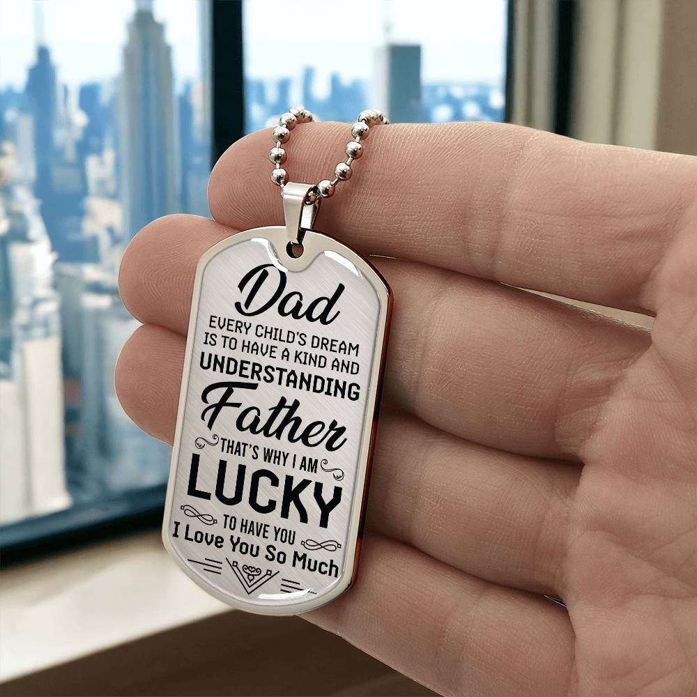 Personalized Dog Tag - Dad Every Child's Dream