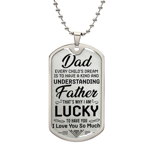 Personalized Dog Tag - Dad Every Child's Dream