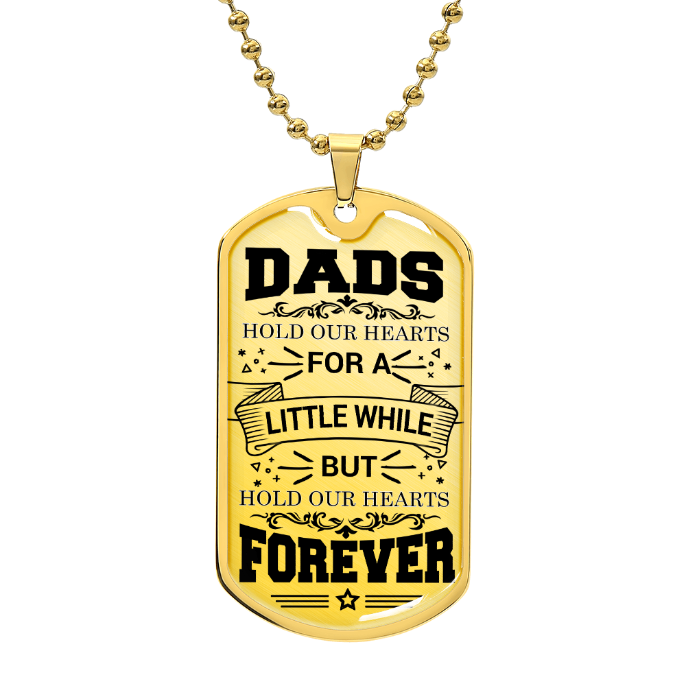 Personalized Dog Tag - Dad Foever