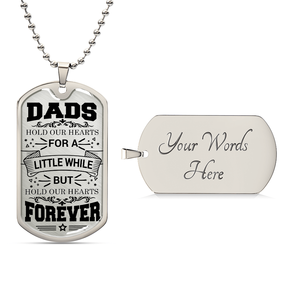 Personalized Dog Tag - Dad Foever