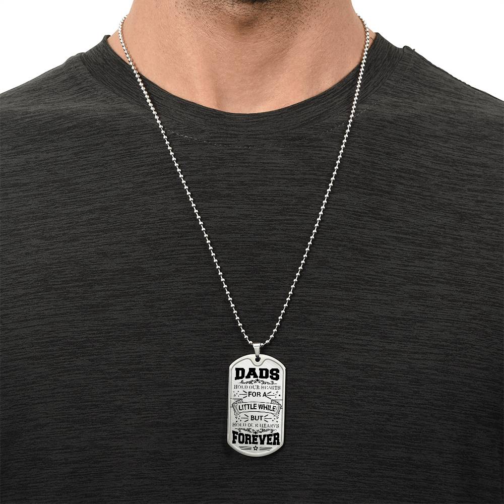 Personalized Dog Tag - Dad Foever