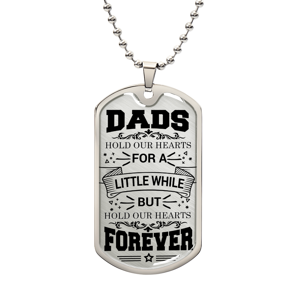 Personalized Dog Tag - Dad Foever