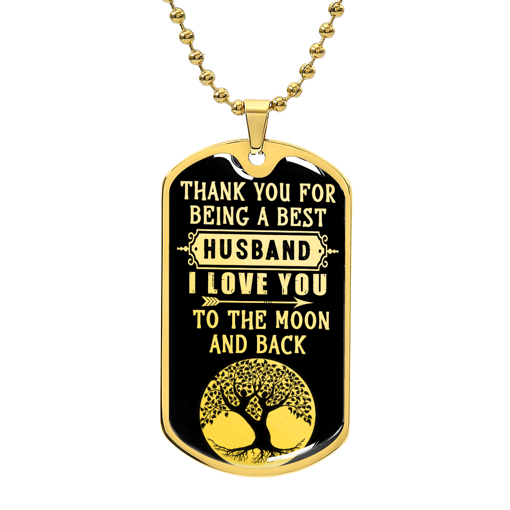 Personalized Dog Tag -Daddy-Thank you