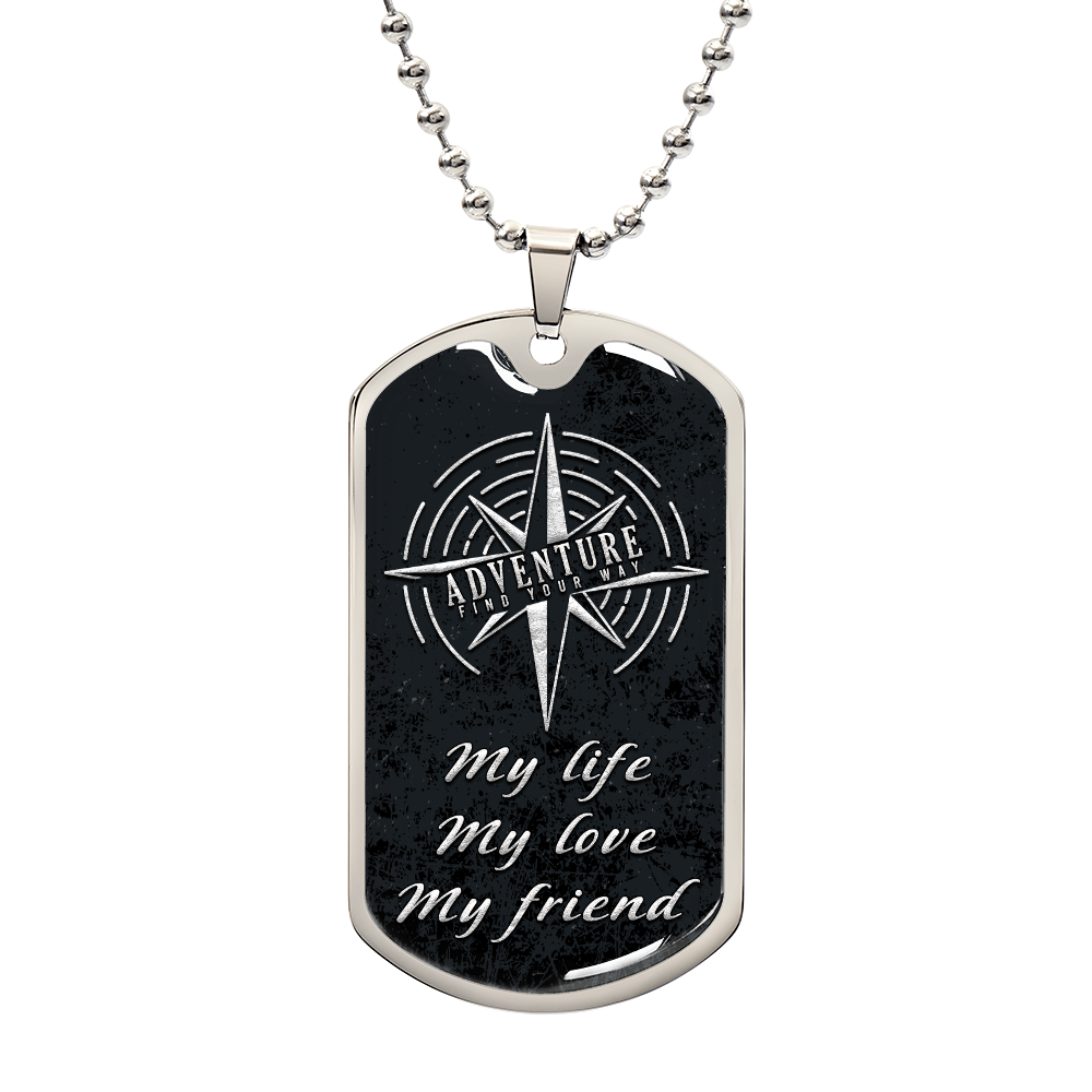 Personalized Dog Tag - My life, My Love, My Friend