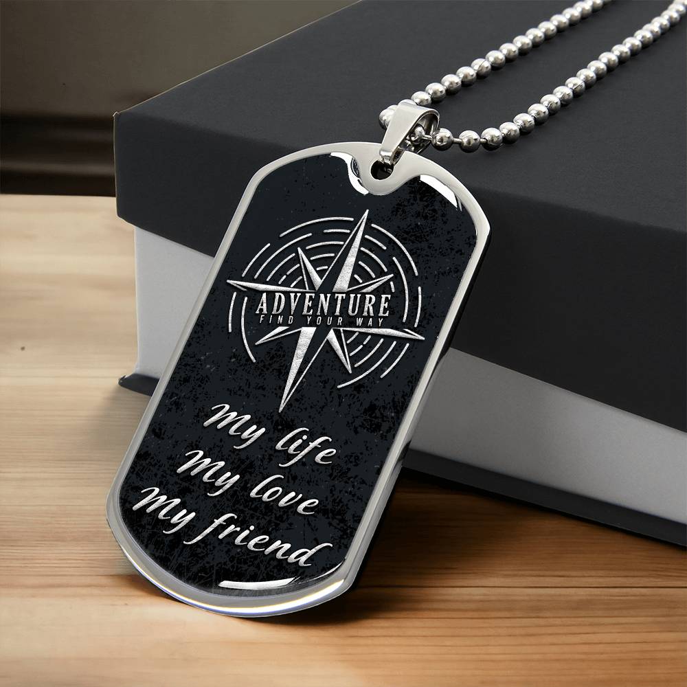 Personalized Dog Tag - My life, My Love, My Friend