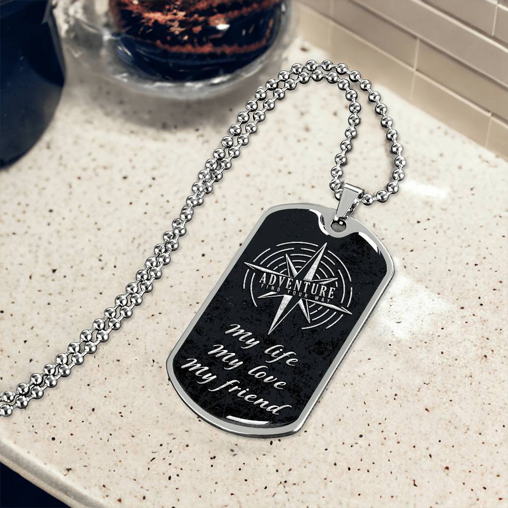 Personalized Dog Tag - My life, My Love, My Friend