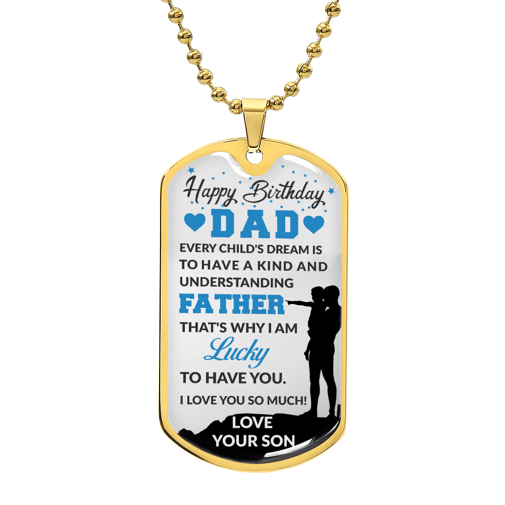 Personalized Dog Tag -SON TO DAD